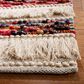 Safavieh Natura NAT654A 8" x 10" Ivory and Red Area Rug, , large