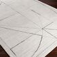 Surya Hightower Charcoal, White and Black 6" x 9" Area Rug, , large