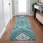 Dalyn Rug Company Portico PO5 Teal 2"3" x 7"6" Runner, , large