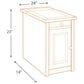 Ashley Tyler Creek Chair Side End Table in Grayish Brown/Black, , large