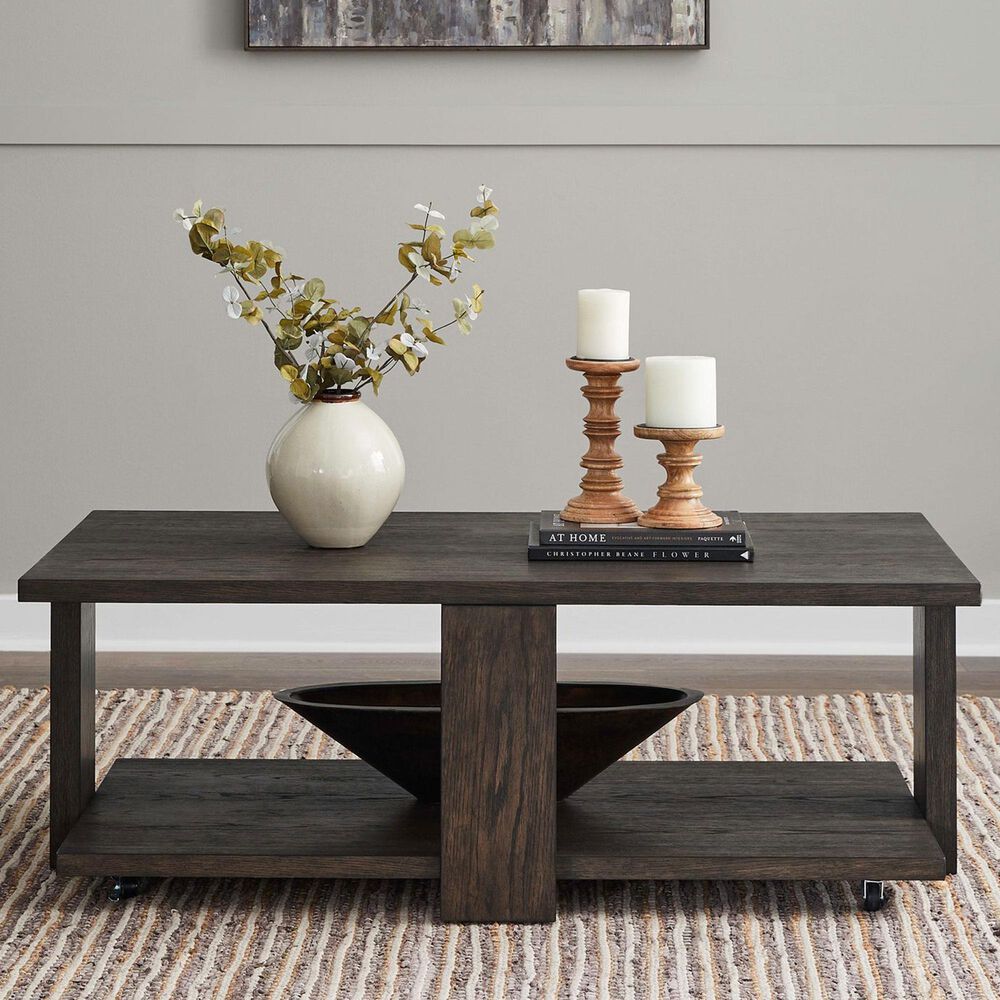 Belle Furnishings Harrison Cocktail Table in Espresso, , large