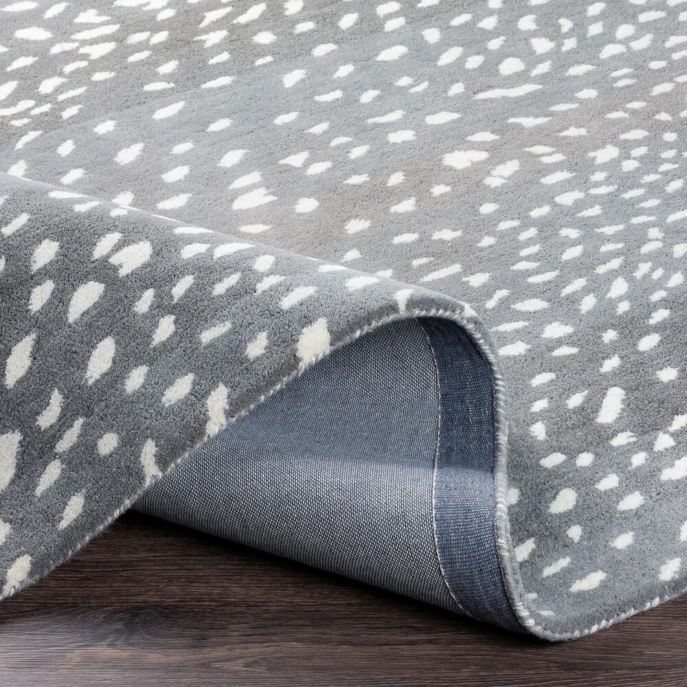 Surya Athena 3&#39; x 12&#39; Medium Gray, Light Gray and Cream Runner, , large