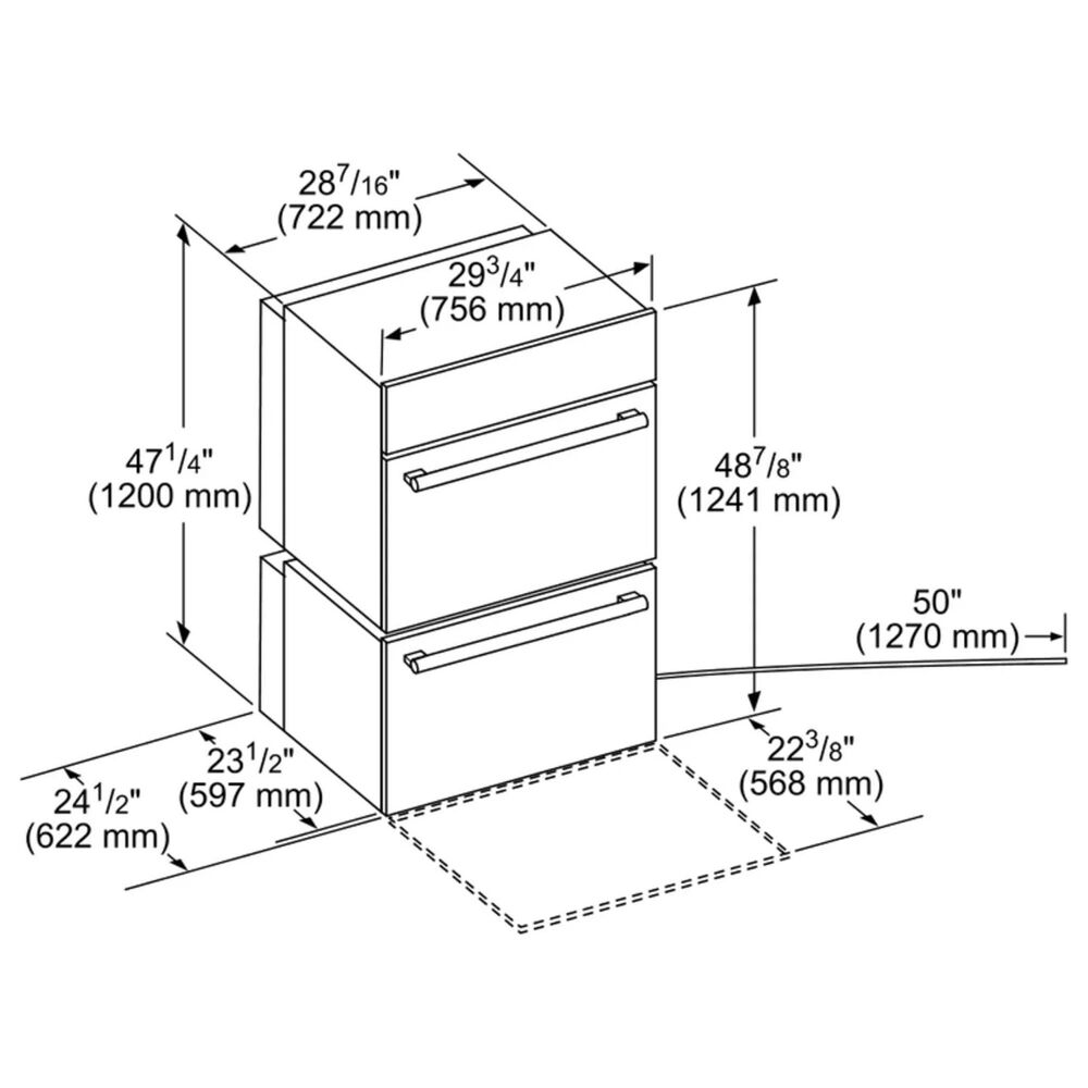 Thermador 30" Double Electric Wall Oven with Convection in Stainless Steel Shop NFM