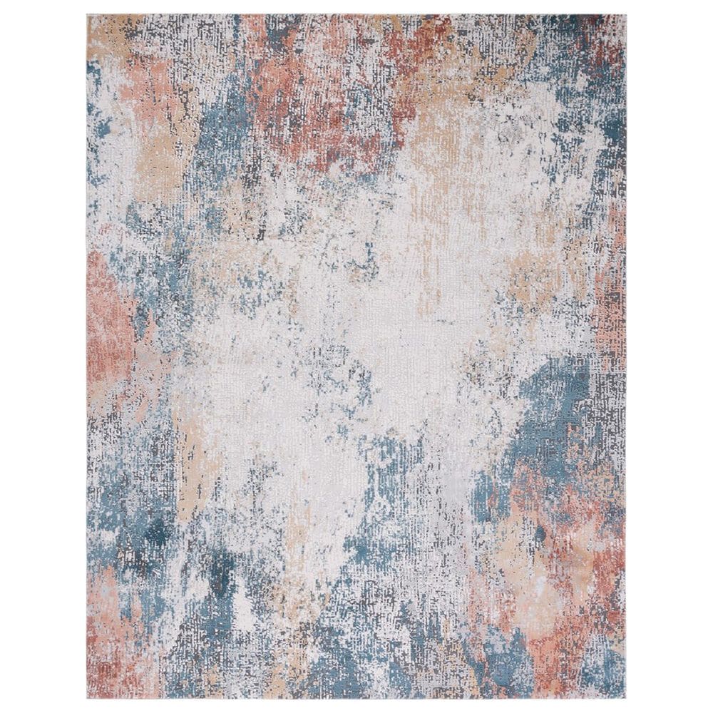 Safavieh Invista 8" x 10" Ivory and Multicolor Area Rug, , large