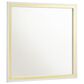 Pacific Landing Lucia Dresser Mirror in Bright White and Gleaming Gold, , large