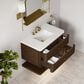 James Martin Allamari 36" Single Bathroom Vanity in Sable with 3 cm White Zeus Silestone Top and Rectangular Sink, , large