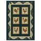 Dalyn Rug Company Kendall KE4 8" x 10" Black Area Rug, , large