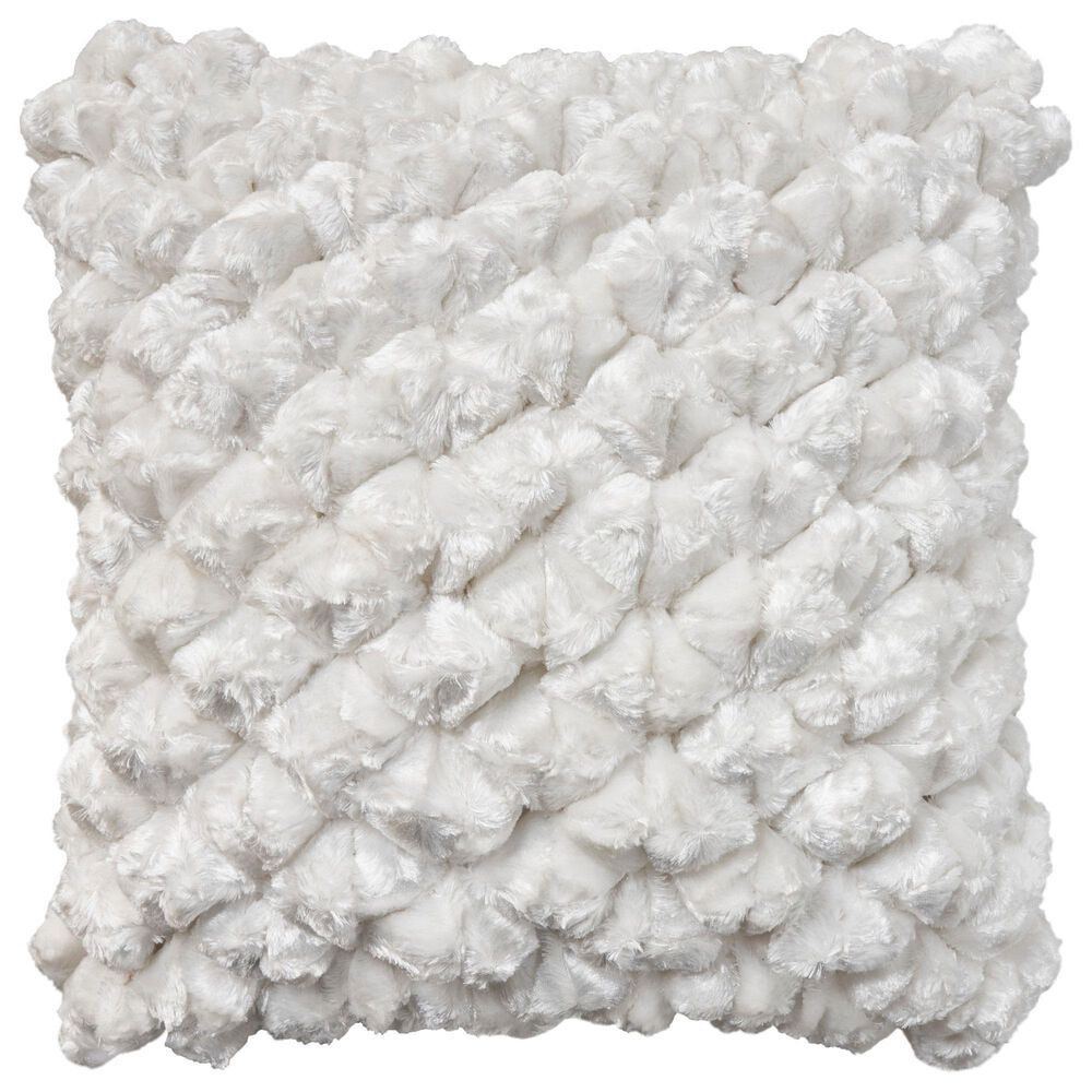 Nourison Sofia 20" x 20" Square Throw Pillow in White, , large