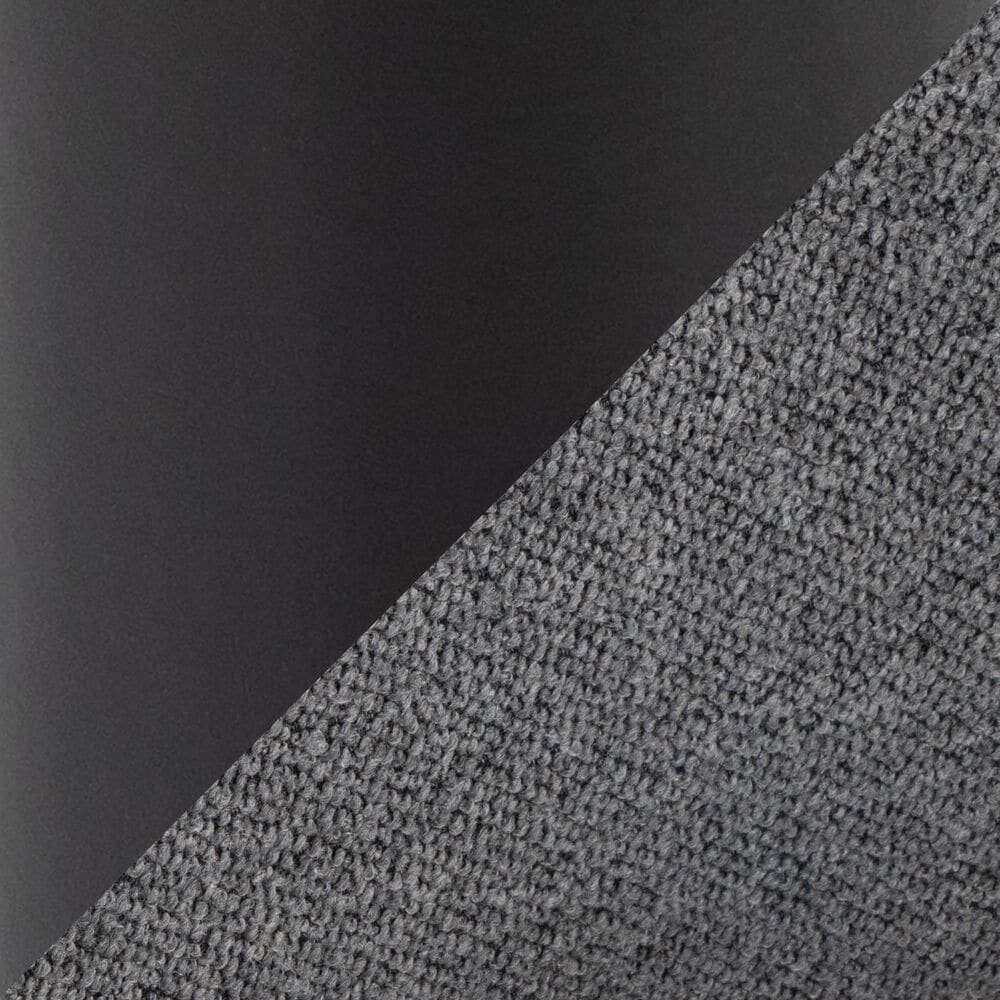 Lumisource York Side Chair with Dark Grey Upholstered in Black &#40;Set of 2&#41;, , large