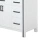 Lexora Home Ziva 48" Single Bathroom Vanity in White with 2 cm White Quartz Top and Rectangular Sink, , large