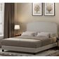 HOMLUX Nadia King Platform Bed Frame in Gray, , large