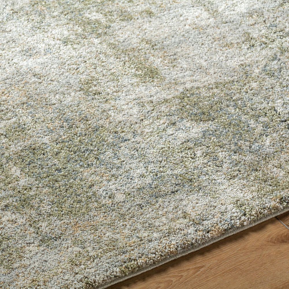Surya Avellino 6&#39;7&quot; x 9&#39;2&quot; Light Gray, Light Beige, Light Olive, Olive, Gray, Deep Teal and Tan Area Rug, , large