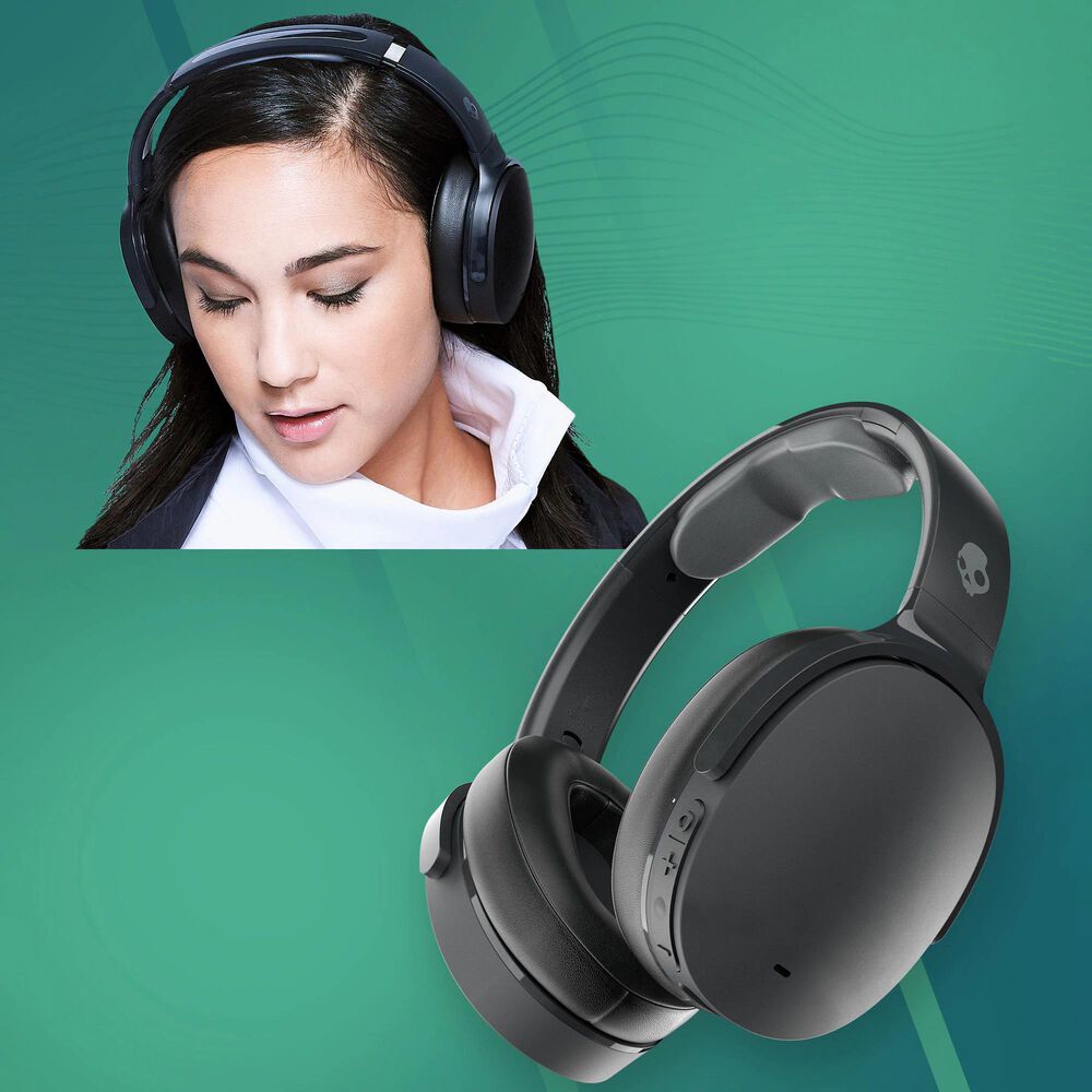 Skullcandy Hesh ANC Noise Canceling Wireless Headphones in True Black, , large