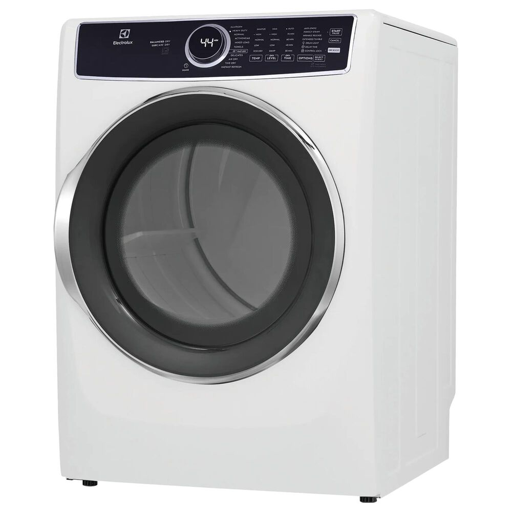 Electrolux 4.5 Cu. Ft. Front Load Washer and 8 Cu. Ft. Gas Dryer Laundry Pair in White, , large