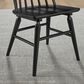 Emerald Home Furnishings Charleston Dining Table and 4 Chairs in Black and Natural, , large