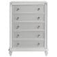New Heritage Design Stardust 5-Drawer Chest in White, , large
