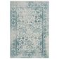 Safavieh Adirondack ADR109D 8" x 10" Ivory and Teal Area Rug, , large