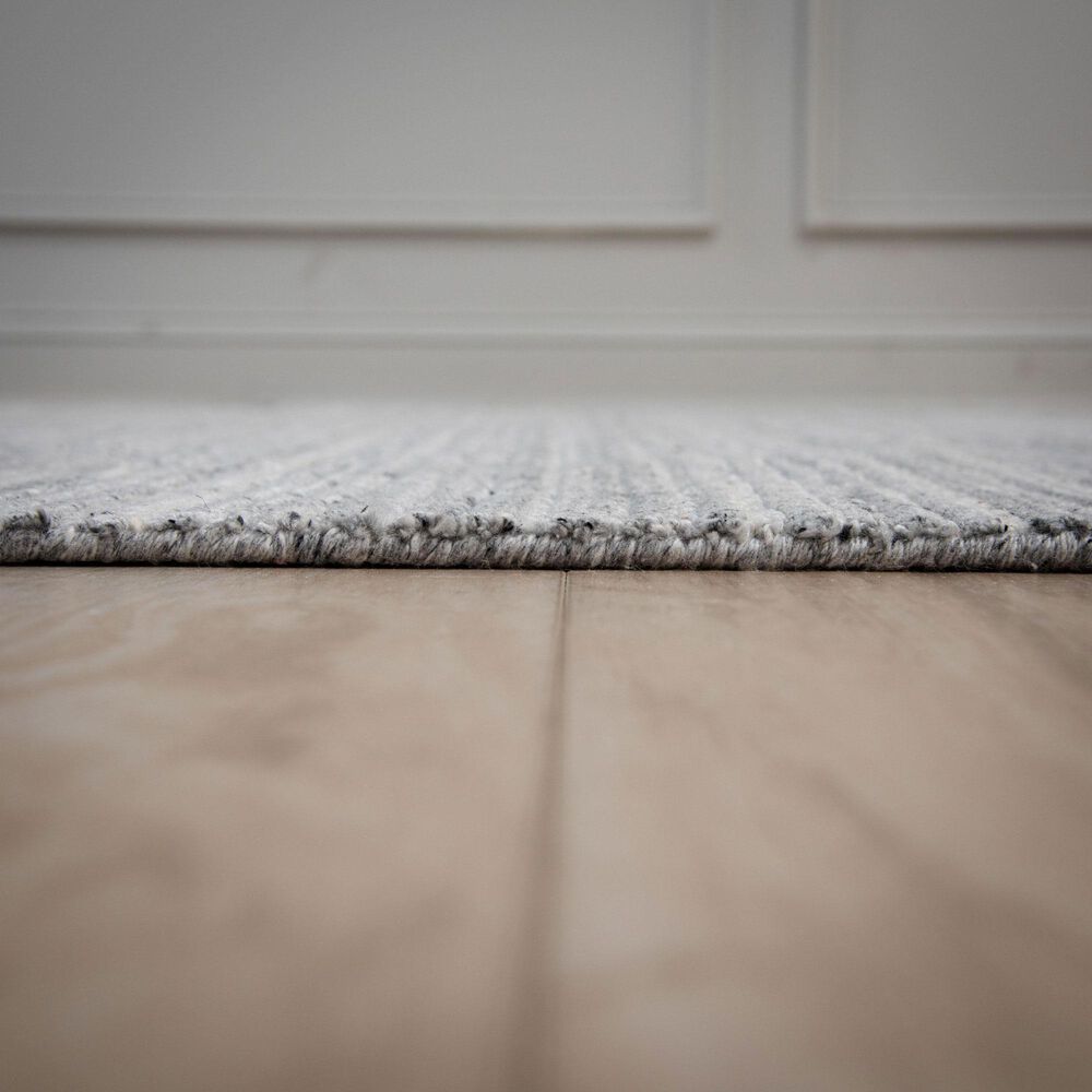 RIZZY Luxe Ivory and Gray 4' x 6' Area Rug, , large