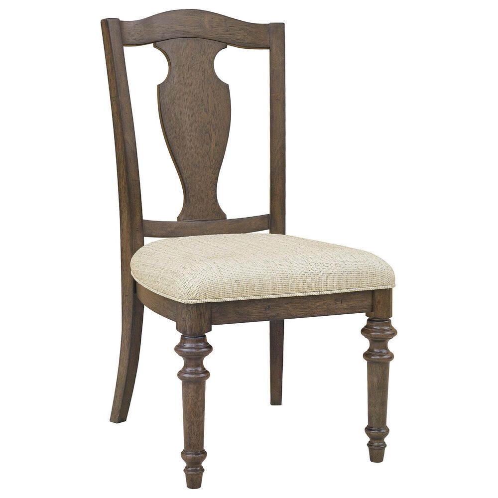 Chapel Hill Saddle Creek Side Chair in Medium Wood, , large