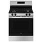 GE Appliances 3-Piece Kitchen Package with 30" Gas Range and 1.6 Cu. Ft. Microwave Oven in Stainless Steel, , large