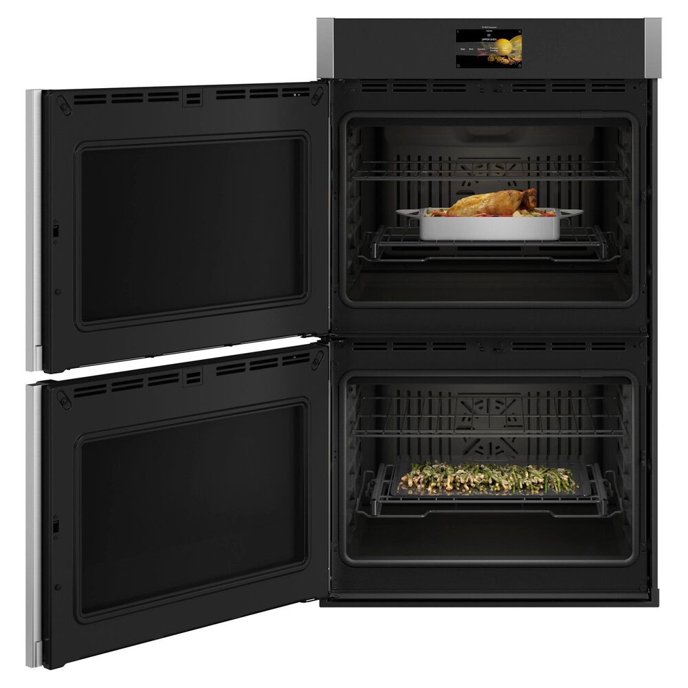 GE Profile 30" Double Wall Oven with LeftHand SideSwing Doors in