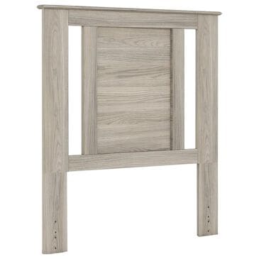 Lemoore Essential Twin Panel Headboard with Side Style in Swedish Grey Elm, , large