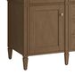 James Martin Brittany 60" Double Bathroom Vanity in Pecan with 3 cm Lime Delight Silestone Top and Rectangular Sinks, , large