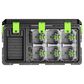 EGO 6-Port Mobile Charging Case and Charging Adaptor Kit in Black, , large