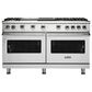 Viking Range 60" Natural Gas Range with 6 Burners in Stainless Steel, , large