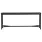Four Hands Hammered Iron Console Table-Charcoal Marble, , large