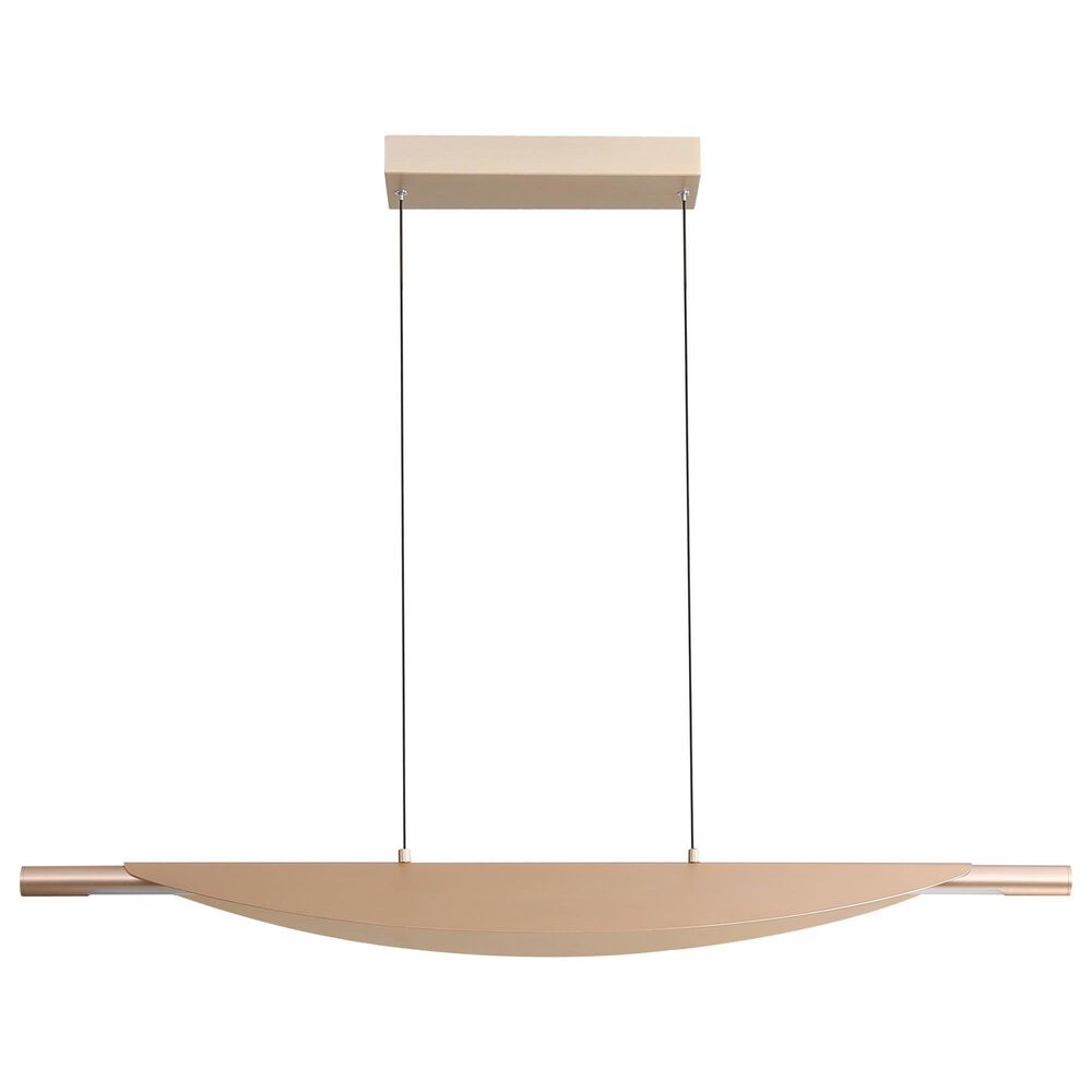 Golden Lighting Luma 42" 1-Light LED Linear Pendant in French Gold, , large