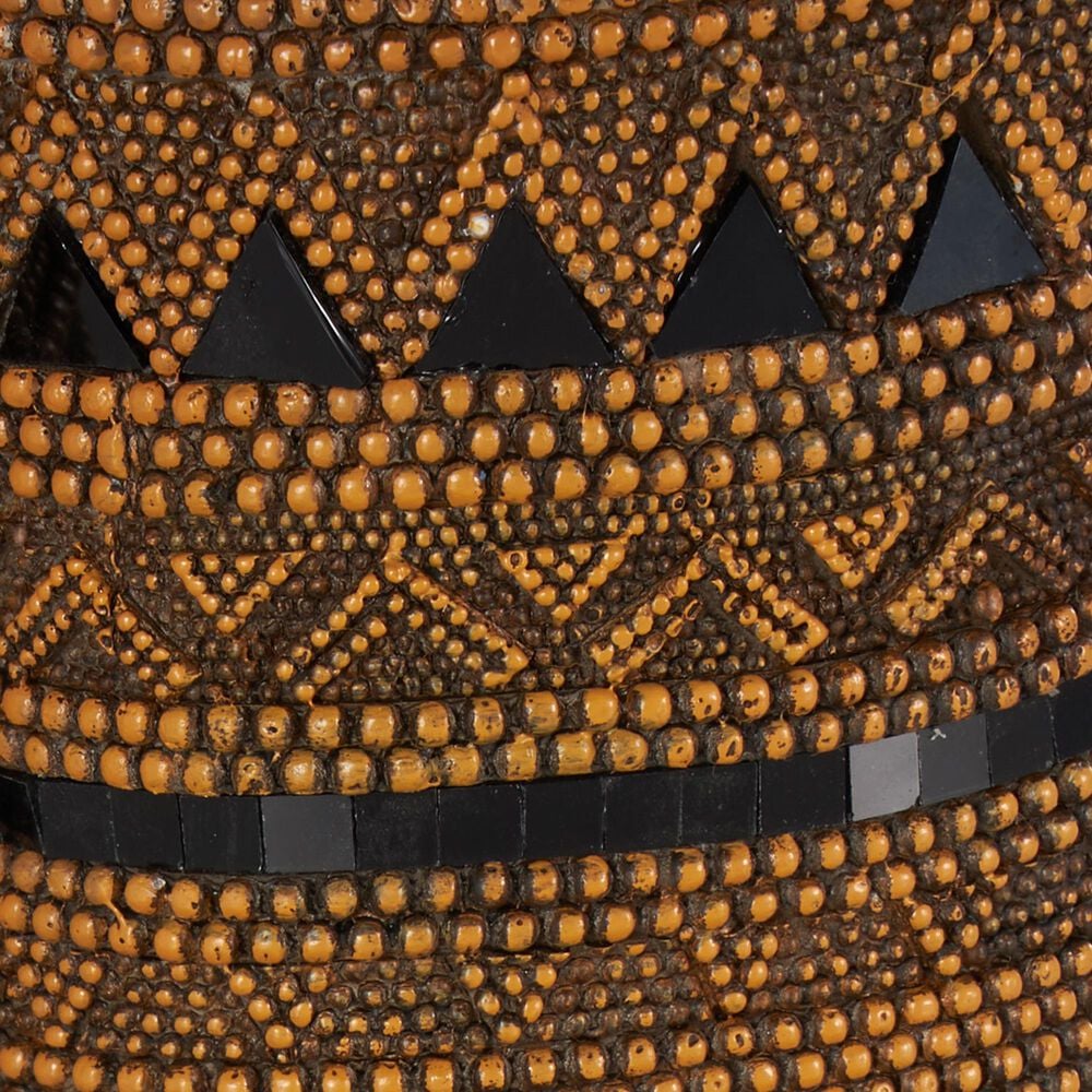 Maple and Jade Family Tall African Decorative Sculpture with Jewels in Matte Black, Gold, Copper, Bronze and White, , large