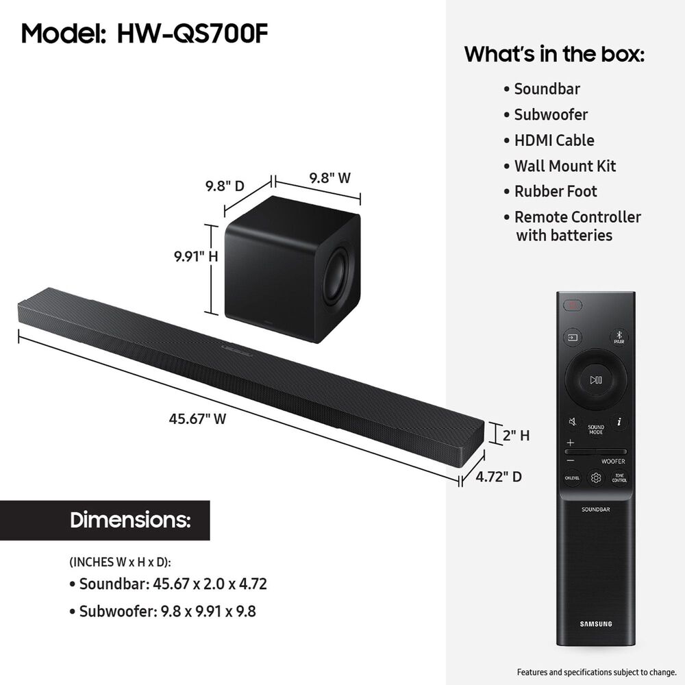 Samsung 65" Class S90H Series OLED 4K UHD Vision AI - Smart TV with Q-Series 3.1.2 Channel Soundbar System in Graphite Black and Titan Black, , large