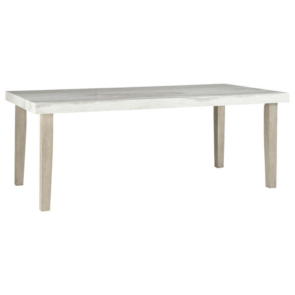 Ashley Larawyn Dining Table in Bisque, White and Gray - Table Only, , large