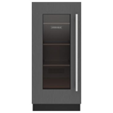 Sub Zero Designer 3.1 Cu. Ft. Beverage Center with Glass Door in Panel Ready and Stainless Steel, , large