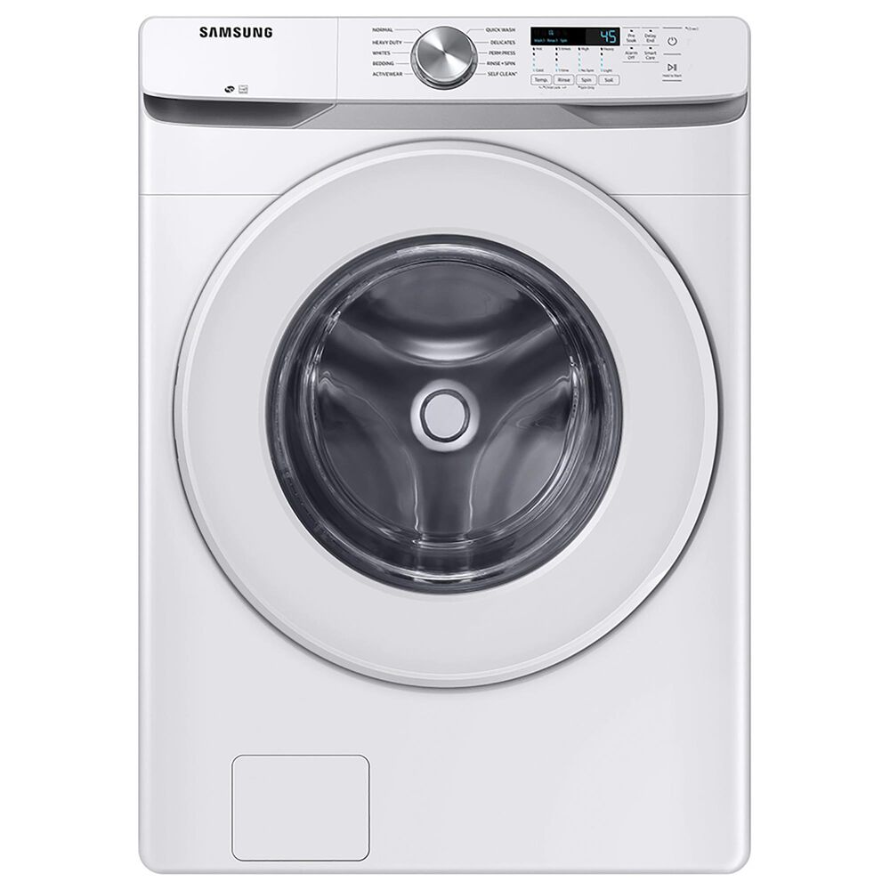 Samsung 4.5 Cu. Ft. Front Load Washer and 7.5 Cu. Ft. Gas Dryer with Sensor Dry Laundry Pair in White, , large