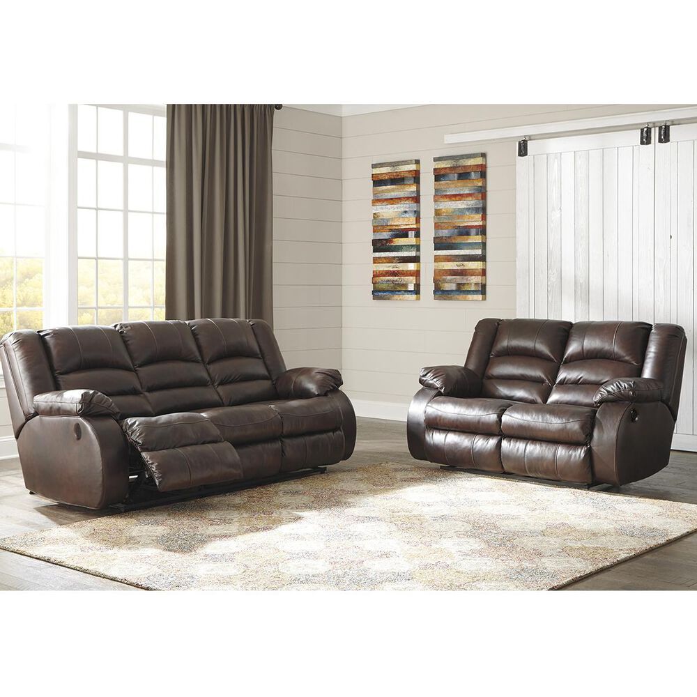Signature Design by Ashley Levelland Reclining Sofa In Cafe, , large