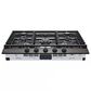 LG 4-Piece Kitchen Package with 30" Combination Wall Oven and 36" Gas Cooktop in Print Proof Black Stainless Steel, , large
