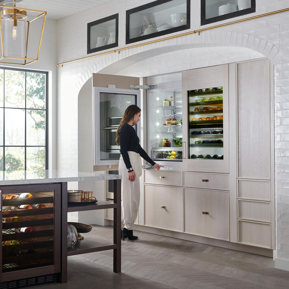 Monogram 30&quot; Fully Integrated Customizable Refrigerator with Solid Door, , large
