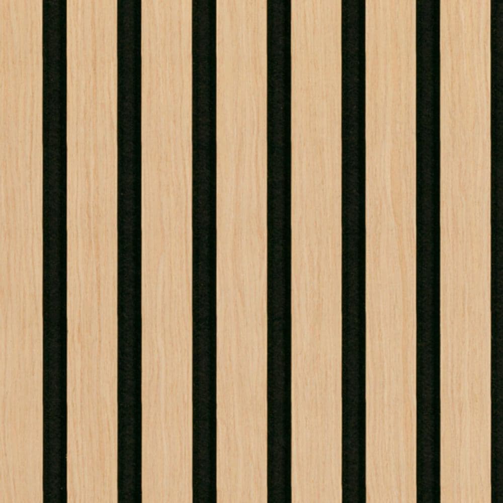 MS International Sonowood Almond 24" x 48" Acoustic Wood Slat Panels, , large