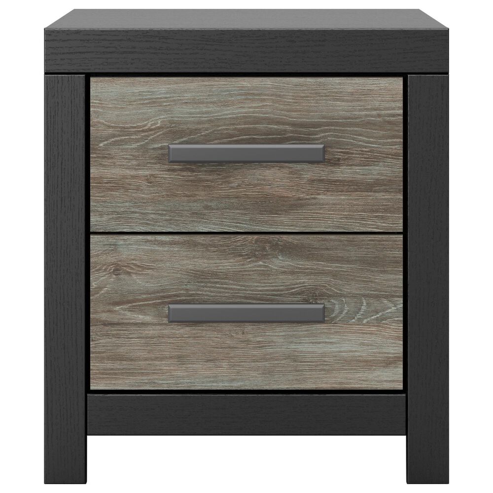Ashley Broachmyn 4 Piece Full Bookcase Bed Set in  Black and Gray, , large
