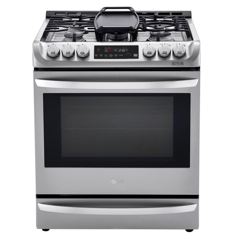 LG 6.3 cu. ft. Smart wi-fi Enabled Dual Fuel Slide-in Range with ProBake Convection and EasyClean in Stainless Steel, , large