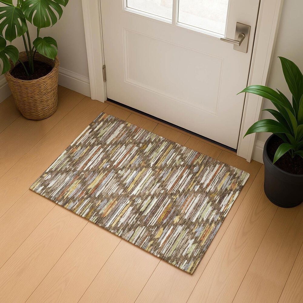 Dalyn Rug Company Kenner KN2 Chocolate 1'8" x 2'6" Area Rug, , large
