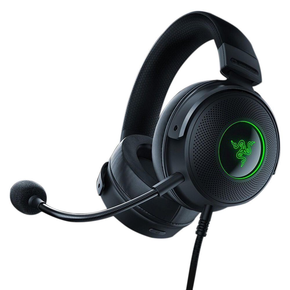 Razer V3 HyperSense Wired USB Gaming Headset in Black, , large