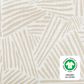 Babyletto Oat Stripe Muslin Swaddle in White and Gray, , large