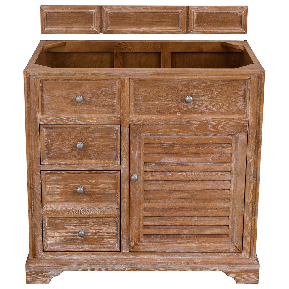 James Martin Savannah 36" Single Vanity Cabinet in Driftwood, , large