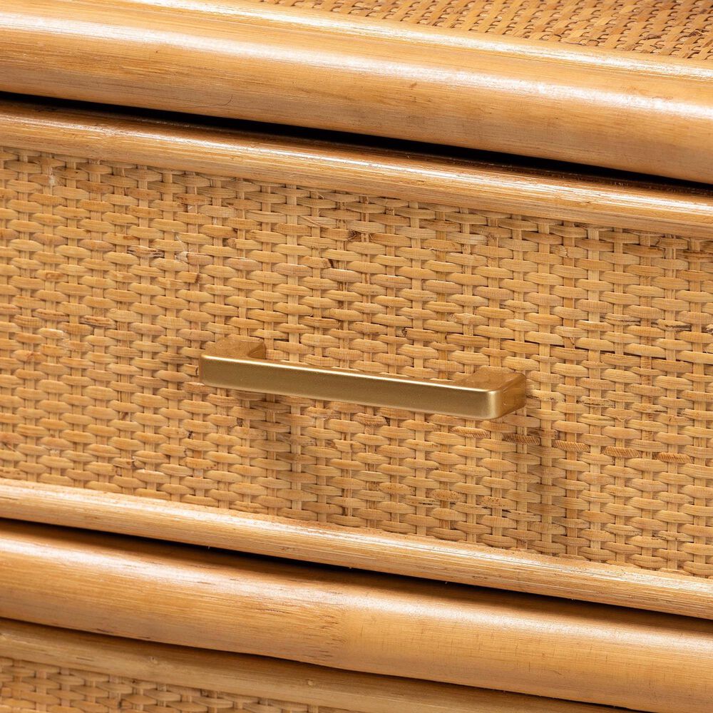 Baxton Studio Mairen 2-Drawer Storage Cabinet in Light Honey, , large