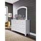 Riva Ridge Cambridge Double Dresser Mirror in White, , large