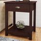 Timberlake Hastings Home 1-Drawer End Table in Dark Brown, , large