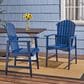 Hearth and Haven Outdoor Adirondack Dining Chair in Blue Navy (Set of 2), , large